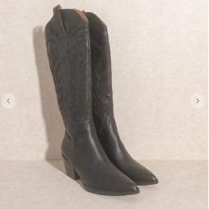 Black Western Cowboy Boots